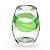 Vaso Vento Médio em Cristal Murano - São Marcos - Imagem 8