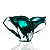 Mini Cachepô Pluma em Cristal Murano - São Marcos - Imagem 1