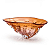Cachepô Palermo em Cristal Murano - São Marcos - Imagem 3