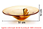 Centro de Mesa Bowl em Cristal Murano - São Marcos - Imagem 2
