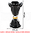 Vaso Spotch com Base em Cristal Murano com Ouro 24K - São Marcos - Imagem 4