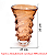 Vaso Traccia em Cristal Murano - São Marcos - Imagem 3