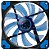 Cooler Fan 120mm para Gabinete Com Led Azul 1500 RPM Knup KP-VR310 - Imagem 3