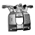 Pinça Freio Ranger Raptor 23/ T Dir Original Ford MB3C2D252ABu - Imagem 1