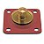 Diafragma Aceleração Pré-Formado 1 Membrana VW Sedan 1300 Gasolina 10/74 a 12/83- Solex 30-PICS 112101/112124 - Imagem 1