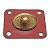Diafragma Aceleração Plano 2 Membranas Fiat 147 1050 e 1300 Gasolina Todos 10/78 a Solex 32-DIS-1 70007/70009 - Imagem 1