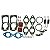 Kit de Juntas para Carburador VW Brasília/Kombi/Gol/Sedan Todos 1.600 A/G Carb. 32 PDSIT 2/3 Dupla Carburação Solex - Imagem 1