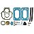 Kit de Juntas para Carburador Fiat Tempra 2.0 com ou sem Ar Condic. Após 92 Gasolina Carb. 460 CHT Weber - Imagem 1