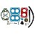 Kit de Juntas para Carburador Ford Todos 1.6/1.8 Volkswagen Todos 1.6/1.8 Álcool/Gasolina Carb. 495 TLDZ  Weber - Imagem 1