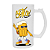 Caneca de Chopp de Vidro Fosca Sublimação - Imagem 2