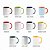 Caneca para Sublimação Porcelana Interior e Alça Colorido Caixa 12 ou 36 Unidades - Imagem 2