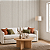 Painel Ripado Interno Linho Marfim WPC de 290cm x 16cm (0,464M²) - Imagem 1