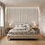 Painel Ripado Interno Marmore Branco WPC de 290cm x 16cm (0,464M²) - Imagem 8