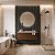 Painel Ripado Interno Marmore Preto WPC de 290cm x 16cm (0,464M²) - Imagem 14