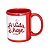 Caneca Com Tarja para Sublimação Preta/Vermelha Porcelana Caixa 12 ou 36 Unidades - Imagem 9