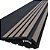 Painel Ripado Imbuia MDF 2,70m x 60cm Por Placa - Imagem 2