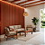 Painel Ripado Interno Mogno WPC de 290cm x 16cm (0,464M²) - Imagem 11