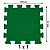Tatame EVA 20mm 1x1 Verde Bandeira - Imagem 5