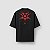 Camiseta Oversized Preta - Logo Vermelho (By Relva) - Imagem 1