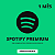 Gift Card Spotify Premium 1 Mês Brasil - Código Digital - Imagem 1
