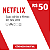 Cartão Pré-Pago Netflix 50 Reais Brasil - Código Digital - Imagem 1