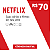 Cartão Pré-Pago Netflix 70 Reais Brasil - Código Digital - Imagem 1