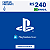 Gift Card Playstation Store 240 Reais - Código Digital - Imagem 1