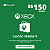 Cartão Presente Xbox 150 Reais Brasil - Código Digital - Imagem 1