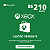 Cartão Presente Xbox 210 Reais Brasil - Código Digital - Imagem 1
