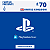 Gift Card Playstation Store 70 GBP UK - Código Digital - Imagem 1