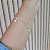 Pulseira com Pingentes Gotas Chapinhas - Prata 925 - Imagem 2