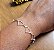 Pulseira de Corações Vazados - Prata 925 - Imagem 3