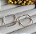 Argola Quadrada 22mm - Prata 925 - Imagem 2