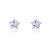 Brinco Zirc. Estrela 3 mm - Prata 925 - Imagem 2