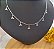 Colar Chocker Rabo de Baleia placa - Prata 925 - Imagem 2