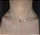 Colar Chocker Rabo de Baleia placa - Prata 925 - Imagem 3