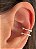 Piercings Fake 2 Fios c/ Zircônias  - Prata 925 - Imagem 3