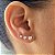 Trio Coração 4/5/6mm Garra - Prata 925 - Imagem 1