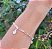 Pulseira Pingente Gota Prata 925 - Imagem 1