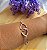 Bracelete 2 Corações - Prata 925 - Imagem 1