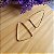 Argola Triangulo  42 mm - Prata 925 - Imagem 3