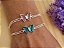 Pulseira Borboleta Cristal - Prata 925 - Imagem 2