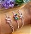 Pulseira Borboleta Cristal - Prata 925 - Imagem 1