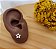 Brincos Estrelas (2 pares) - Prata 925 - Imagem 3