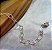 Pulseira Cadeado Fantasia - Prata 925 - Imagem 2