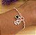 Pulseira Hamsá e Coração - Prata 925 - Imagem 1