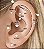 Piercing Daith/ Hélix Cravejado  - Prata 925 - Imagem 5