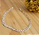 Pulseira Tampinha Flat F100- Prata 925 - Imagem 3