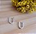 Argola Click em U 1,3 cm - Prata 925 - Imagem 1