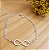 Pulseira Infinito 28x9 mm - Prata 925 - Imagem 1